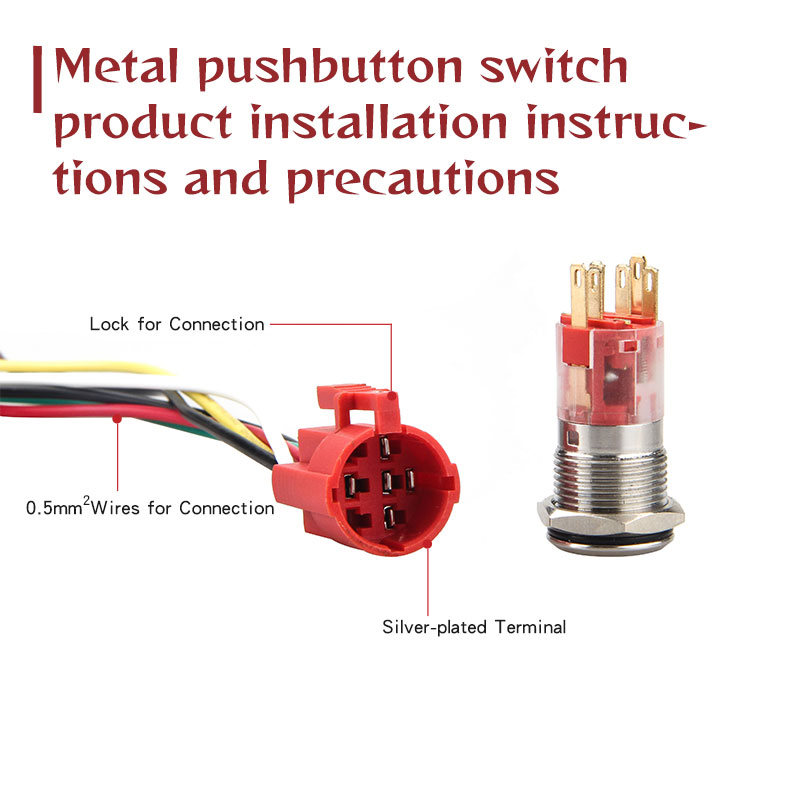 Instructions et précautions d’installation du produit à bouton-poussoir métallique